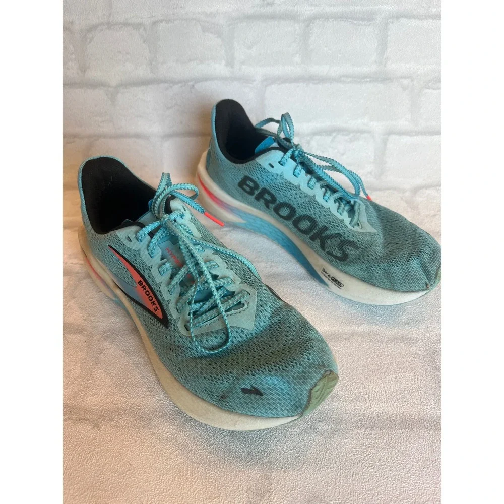 Brooks Hyperion Max Mens Running Shoes Teal DNA FLASH activewear athletic